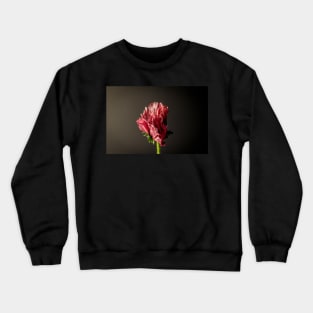 Frilly purple poppy flower Crewneck Sweatshirt